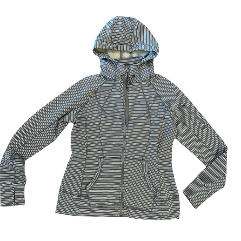 Women’s Athleta Zip Up Hoodie Jacket Fleece Lined Size Large
